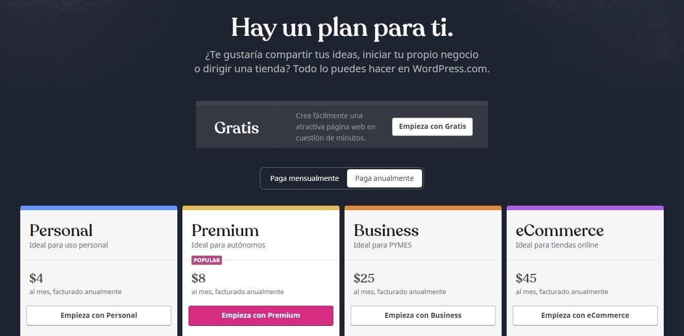 wordpress planes y precios hacer tu mismo tu pagina web  Diseño de páginas web para empresas en Lima  Perú