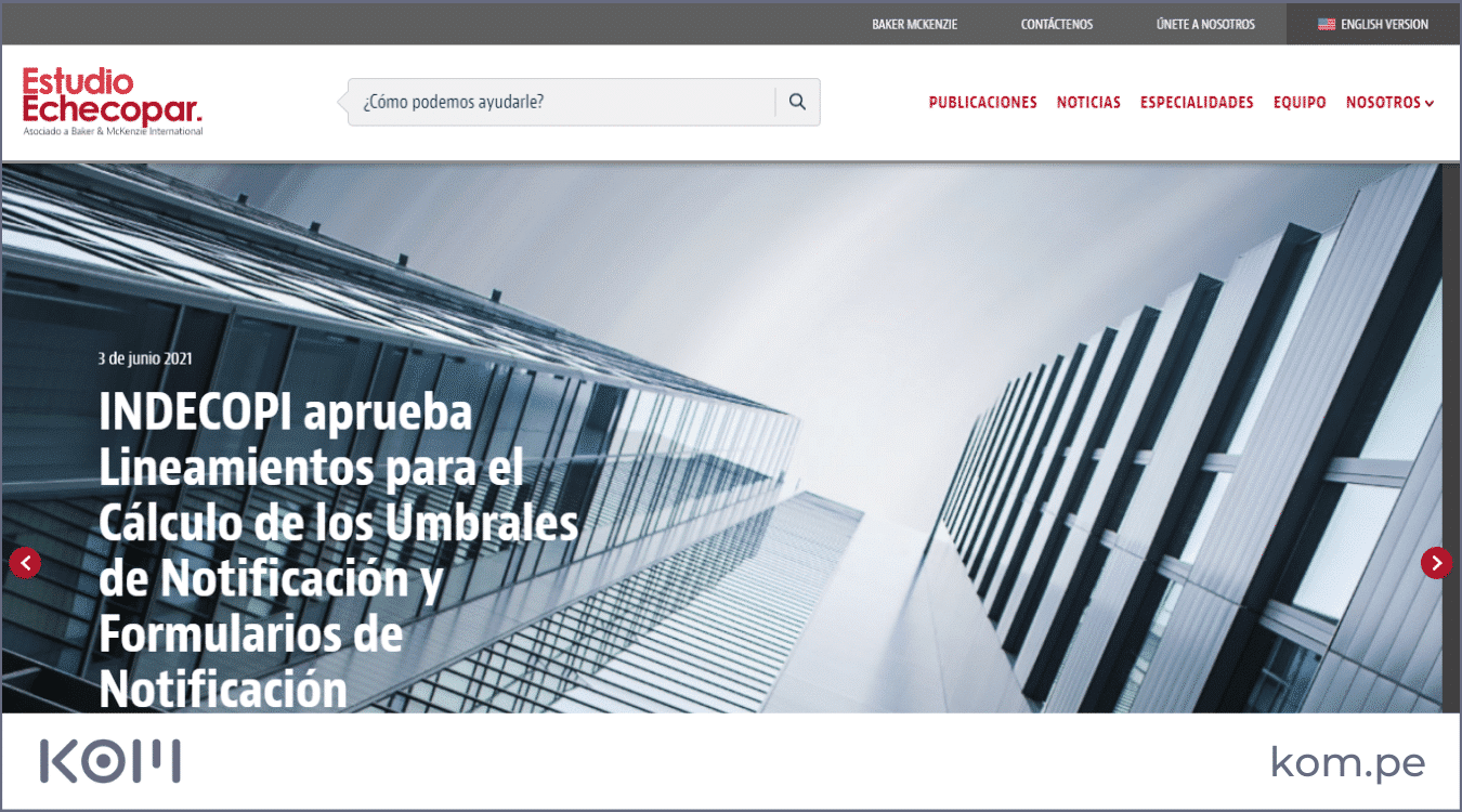 estudio echecopar abogados las mejores paginas web en peru por rubros diseno seo  Diseño de páginas web para empresas en Lima  Perú