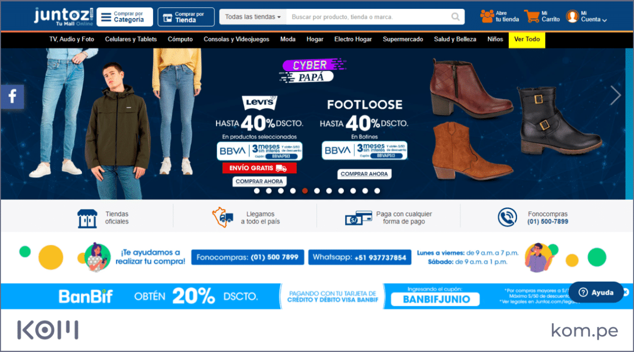 ᐈ Las 5 mejores páginas web de Perú kom.pe