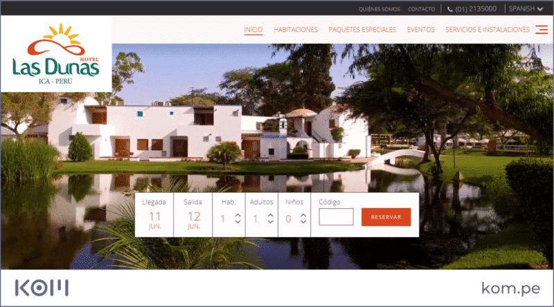 ᐈ Las 5 Mejores Páginas Web De Hoteles En Perú Kompe 