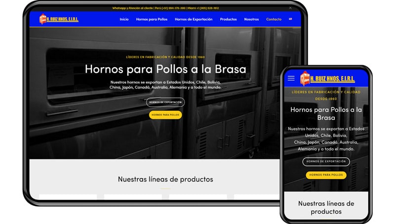 portafolio H Ruiz Hnos kom agencia digital peru 1