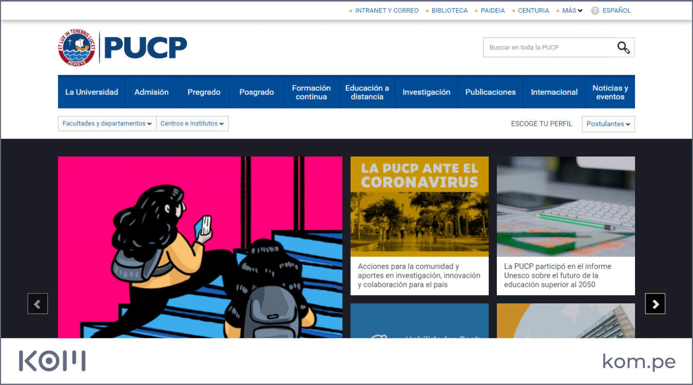 pucp univerdidad catolica las mejores paginas web en peru por rubros diseno seo  Diseño de páginas web para empresas en Lima  Perú