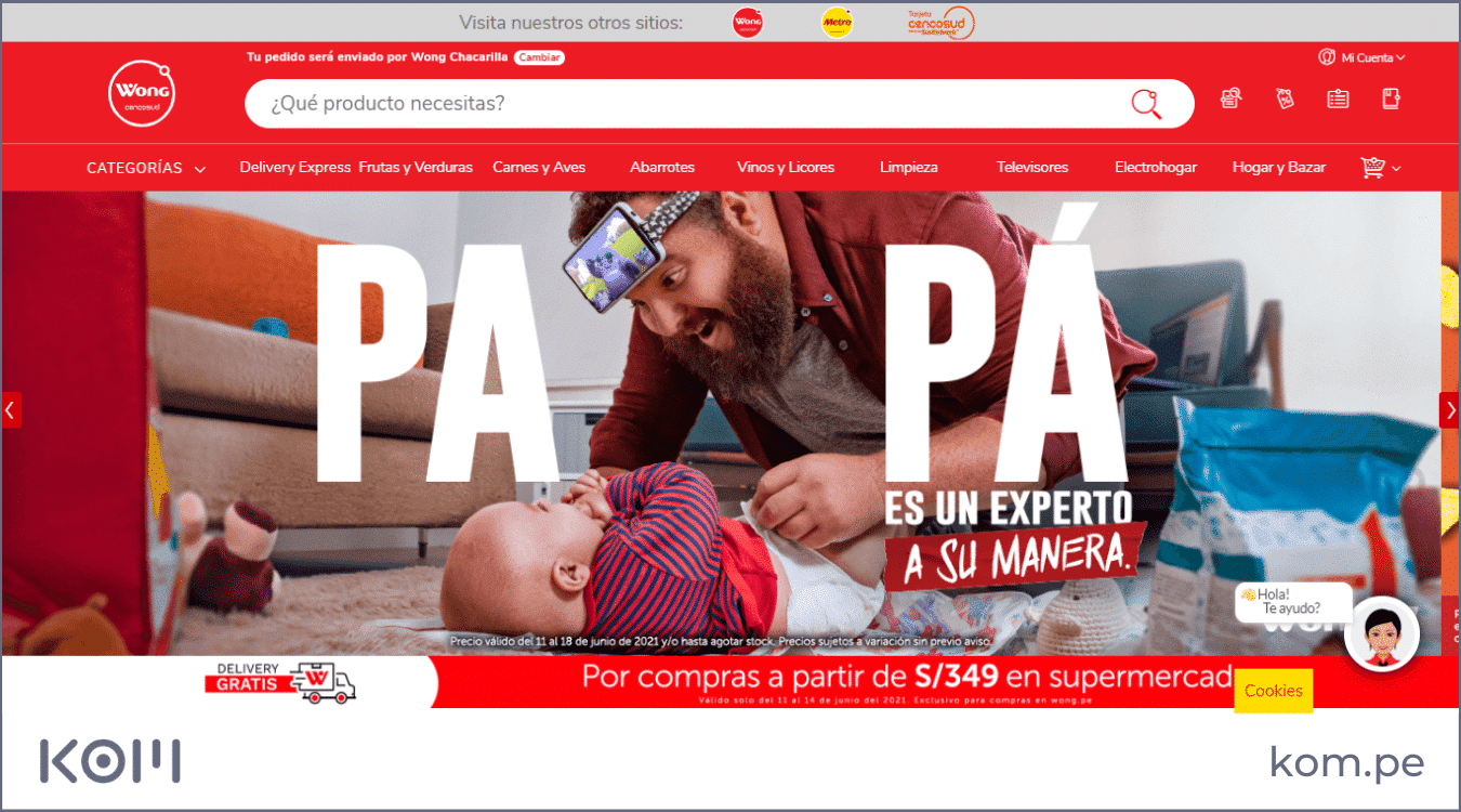 wong supermercado las mejores paginas web en peru por rubros diseno seo