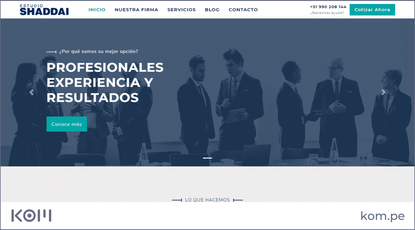 pagina web de estudio shaddai las mejores paginas web en peru por rubros diseno seo  Diseño de páginas web para empresas en Lima  Perú