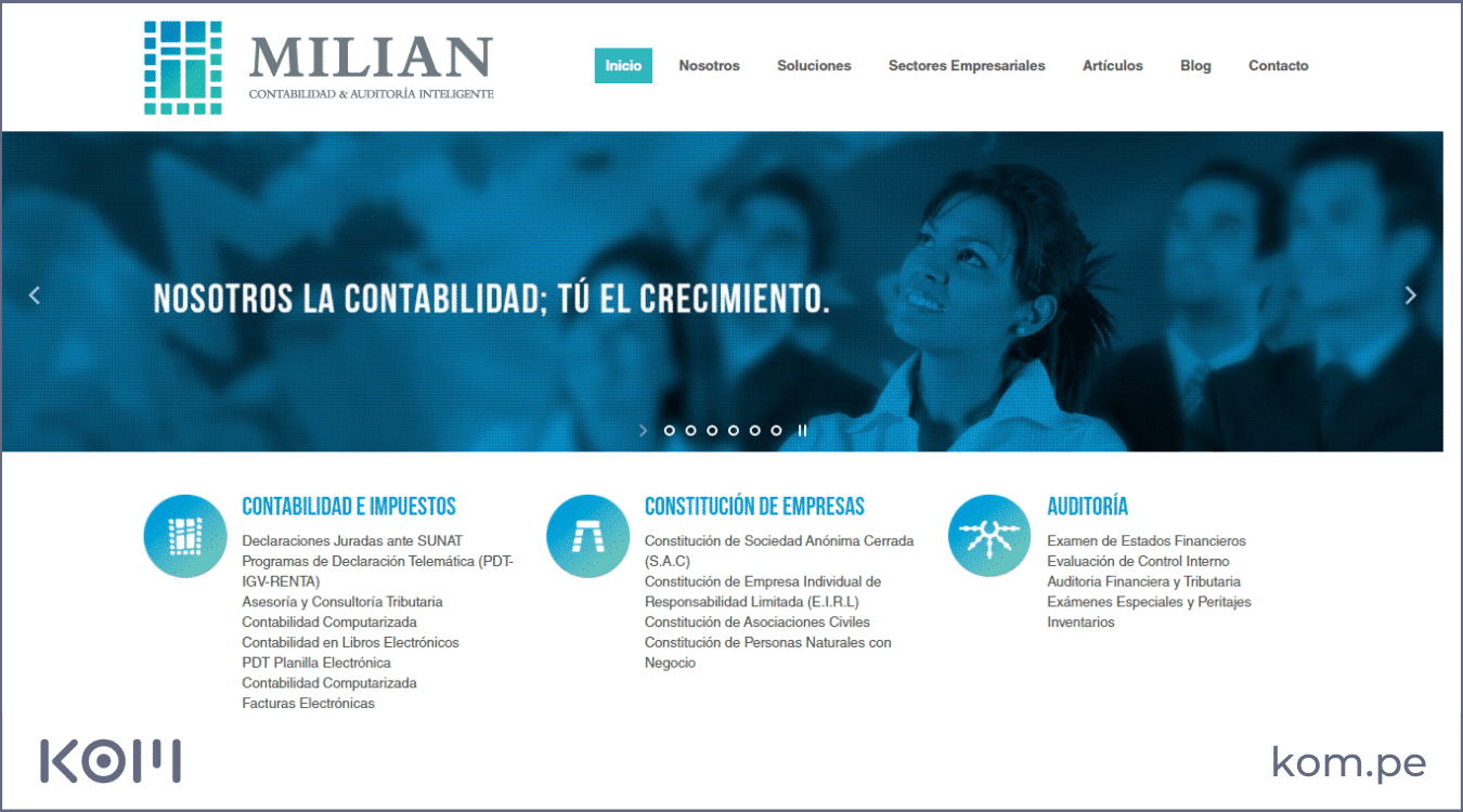 pagina web de milian las mejores paginas web en peru por rubros diseno seo  Diseño de páginas web para empresas en Lima  Perú