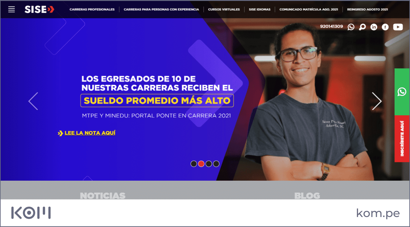 pagina web de sise las mejores paginas web en peru por rubros diseno seo  Diseño de páginas web para empresas en Lima  Perú