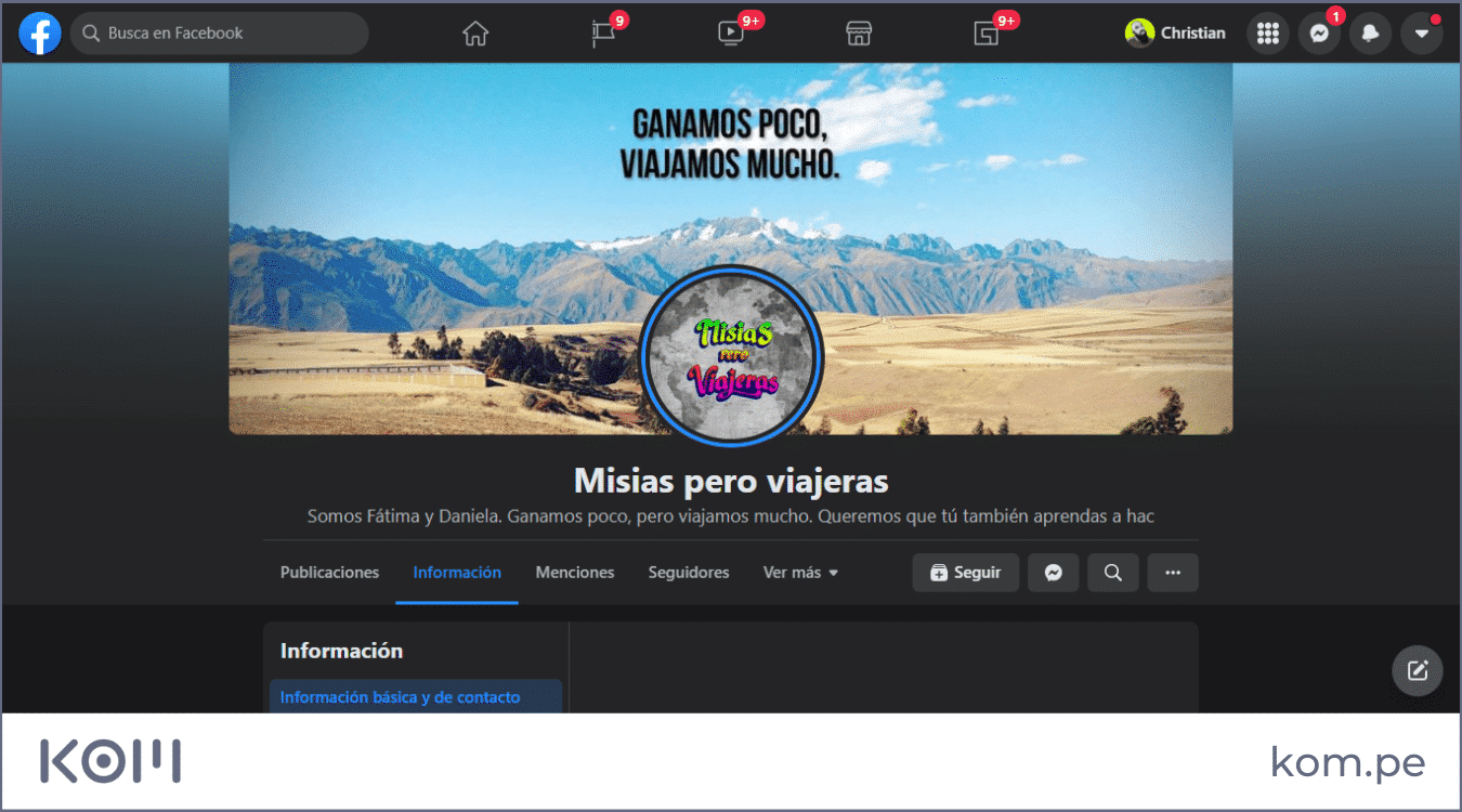pagina web facebook misias pero viajeras las mejores paginas web en peru por rubros diseno seo  Diseño de páginas web para empresas en Lima  Perú