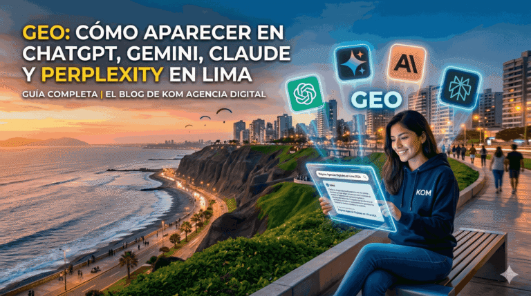 GEO cómo aparecer en ChatGPT, Gemini, Claude y Perplexity en Lima — Guía completa