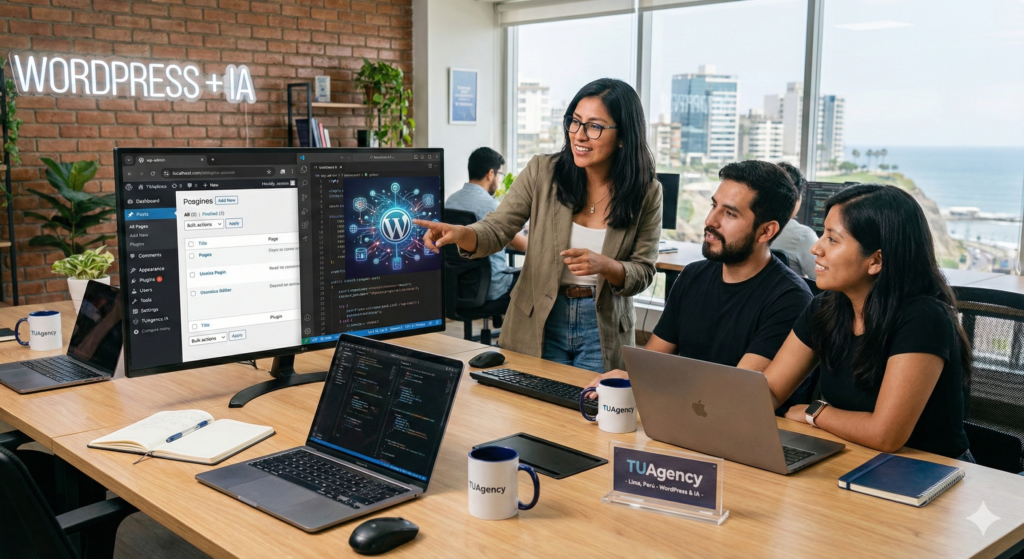 agencia diseno web wordpress ia lima | KOM Agencia Digital PAGINAS WEB EN LIMA agencia diseño web wordpress ia en lima perú