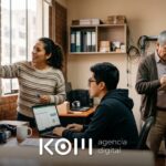Equipo de una tienda online revisa un calendario en la pared para planificar cómo participar en el Cyber Wow con su stock (cyber wow como participar)