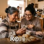 Dueña de una panadería y su nieta comparan en el celular cómo Google reescribe títulos de su web en los resultados