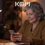 Persona usando smartphone para acceder a herramientas de inteligencia artificial