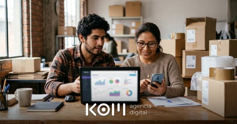 Equipo de una tienda online confirma un código de doble factor en el celular como parte de la seguridad WooCommerce de su negocio
