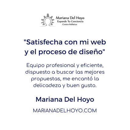 testimonio mariana del hoyo e1683304937926   Diseño de páginas web para empresas en Lima   Perú