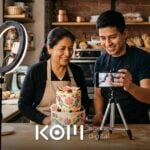 Madre e hijo graban con su celular un video de una torta en su pastelería para probar YouTube Ads y comparar el precio en Perú (youtube ads precio perú)